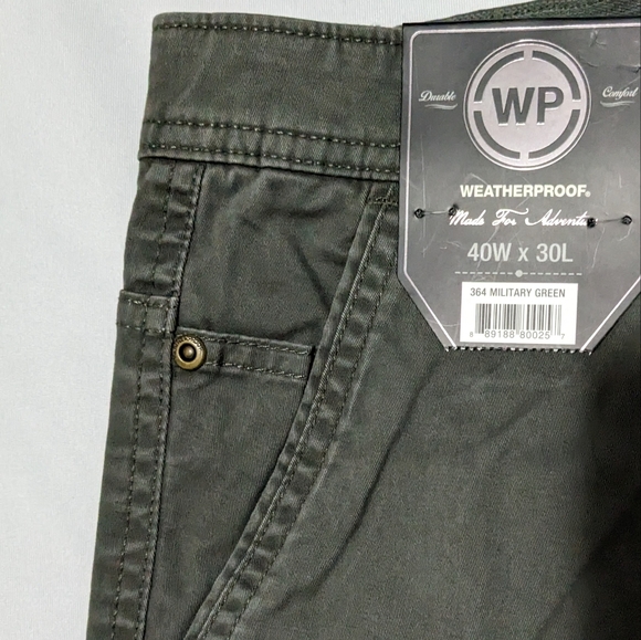 WEATHERPROOF Men strength legs Utility Pants size: 40x30 NWT - Picture 3 of 11